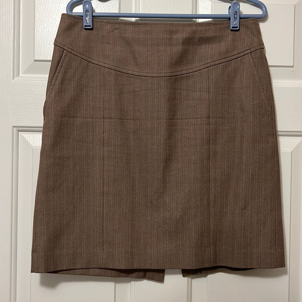 Banana Republic brown stretch skirt, size 12